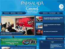 Tablet Screenshot of carnavalmazatlan.net